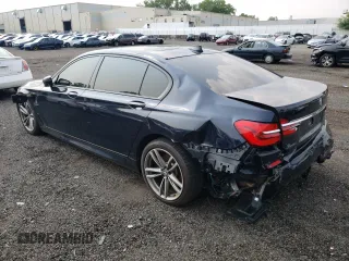 2018 BMW 7 Series 740e xDrive with VIN WBA7J2C57JG938291, listed as a Copart auction lot 58337763 with 53,259 mi miles and . Bid and sale history available at DreamBid. Image 2.