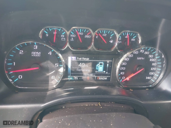 2015 Chevrolet Silverado 1500 LT with VIN 3GCUKREC7FG358672, listed as a IAAI auction lot 41735598 with 197,446 mi miles. Bid and sale history available at carsss.com. Image 7.