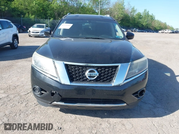 2014 Nissan Pathfinder SV with VIN 5N1AR2MM1EC682262, listed as a IAAI auction lot 42132205 with 235,107 mi miles. Bid and sale history available at carsss.com. Image 13.