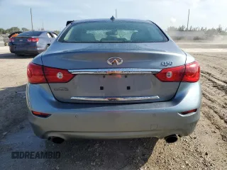 2014 Infiniti Q50 Premium with VIN JN1BV7AP3EM680901, listed as a Copart auction lot 64096895 with 105,495 mi miles and Clean title. Bid and sale history available at DreamBid. Image 6.