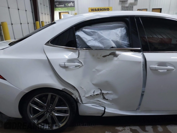 2014 Lexus IS 350 with VIN JTHCE1D2XE5003044, listed as a IAAI auction lot 41005435 with 131,817 mi miles. Bid and sale history available at carsss.com. Image 6.