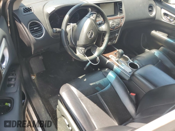 2016 Nissan Pathfinder S with VIN 5N1AR2MN4GC615599, listed as a Copart auction lot 52040665 with 140,013 mi miles and Salvage Title. Bid and sale history available at carsss.com. Image 8.