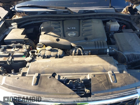 2017 Nissan Armada Platinum with VIN JN8AY2NEXH9705168, listed as a IAAI auction lot 42050793 with 124,907 mi miles. Bid and sale history available at carsss.com. Image 10.