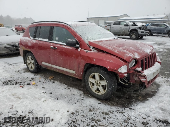 2007 Jeep Compass Limited with VIN 1J8FF57W67D256591, listed as a Copart auction lot 44167335 with 179,456 mi miles and Salvage Title. Bid and sale history available at carsss.com. Image 4.