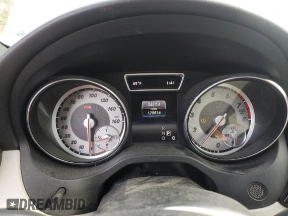 2016 Mercedes-Benz CLA with VIN WDDSJ4GB2GN303465, listed as a Copart auction lot 44525535 with 120,516 mi miles and Salvage Title. Bid and sale history available at carsss.com. Image 9.
