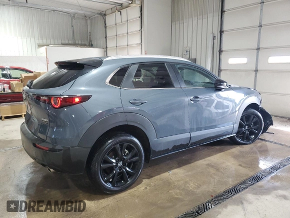 2024 Mazda CX-30 2.5 S Preferred Package with VIN 3MVDMBCM0RM600185, listed as a Copart auction lot 50213865 with 17,563 mi miles and Salvage Title. Bid and sale history available at carsss.com. Image 3.