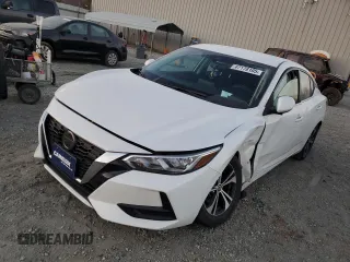 2022 Nissan Sentra SV with VIN 3N1AB8CV8NY317271, listed as a Copart auction lot 47178105 with 17,926 mi miles and Salvage Title. Bid and sale history available at carsss.com. Image 1.