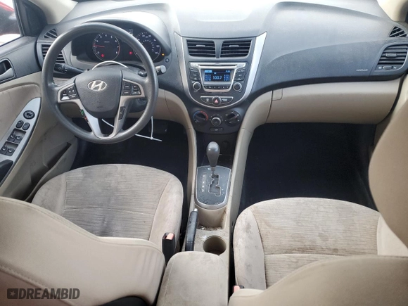 2016 Hyundai Accent SE with VIN KMHCT4AE6GU138811, listed as a Copart auction lot 48689585 with 137,913 mi miles and Salvage Title. Bid and sale history available at carsss.com. Image 8.