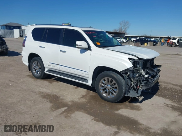 2014 Lexus GX 460 z VIN JTJBM7FX1E5068129, wystawiony jako IAAI lot #41649949 z przebiegiem 131 641 mil mil oraz . Historia ofert i sprzedaży dostępna na DreamBid. Obrazek 1.