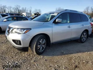 2017 Nissan Pathfinder SV with VIN 5N1DR2MM0HC622555, listed as a Copart auction lot 84975194 with 145,245 mi miles and Clean Title. Bid and sale history available at carsss.com. Image 1.
