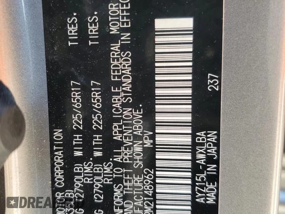 2021 Lexus NX 300h z VIN JTJDJRDZ2M2148962, wystawiony jako Copart lot #48935745 z przebiegiem 41 682 mil mil oraz Szkoda całkowita • Salvage title. Historia ofert i sprzedaży dostępna na DreamBid. Obrazek 15.
