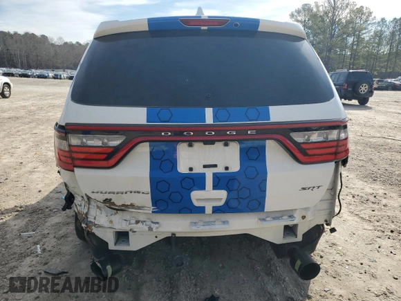 2020 Dodge Durango SRT with VIN 1C4SDJGJ2LC324636, listed as a Copart auction lot 46131445 with 40,694 mi miles and Salvage Title. Bid and sale history available at DreamBid. Image 6.