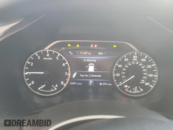 2022 Nissan Murano S with VIN 5N1AZ2AJ8NC108980, listed as a Copart auction lot 71496214 with 15,891 mi miles and Salvage Title. Bid and sale history available at DreamBid. Image 9.
