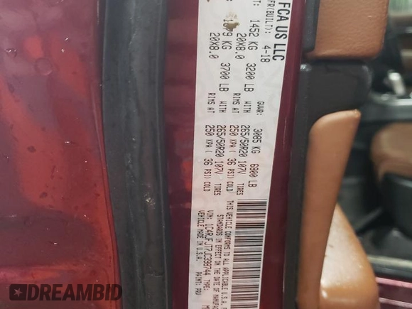 2018 Jeep Grand Cherokee Summit z VIN 1C4RJFJT7JC398744, wystawiony jako Copart lot #88267195 z przebiegiem 110 041 mil mil oraz Szkoda całkowita • Salvage title. Historia ofert i sprzedaży dostępna na DreamBid. Obrazek 12.