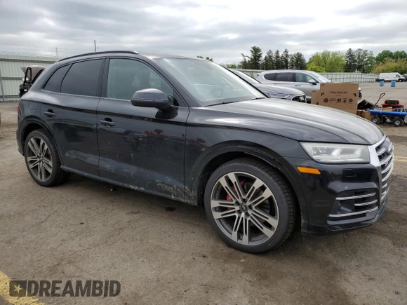 2018 Audi SQ5 Prestige with VIN WA1C4AFY5J2043298, listed as a Copart auction lot 53654434 with 135,553 mi miles and . Bid and sale history available at DreamBid. Image 4.