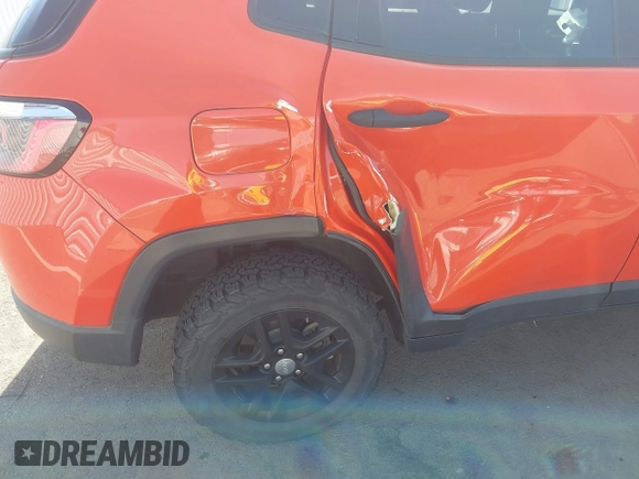 2017 Jeep Compass Sport with VIN 3C4NJDAB1HT628125, listed as a IAAI auction lot 42218375 with 52,415 mi miles and . Bid and sale history available at DreamBid. Image 17.