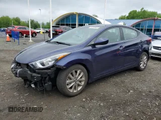 2014 Hyundai Elantra Limited z VIN 5NPDH4AEXEH491747, wystawiony jako Copart lot #57249945 z przebiegiem 64 791 mil mil oraz Szkoda całkowita • Salvage title. Historia ofert i sprzedaży dostępna na DreamBid. Obrazek 1.