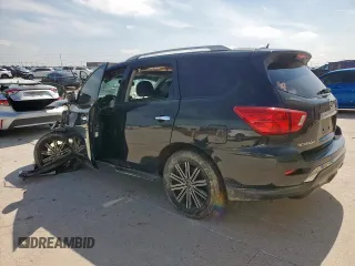 2017 Nissan Pathfinder S with VIN 5N1DR2MN8HC614311, listed as a Copart auction lot 55310065 with Not provided miles and Salvage title. Bid and sale history available at DreamBid. Image 2.