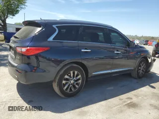 2015 Infiniti QX60 with VIN 5N1AL0MN3FC537434, listed as a Copart auction lot 49858355 with 155,181 mi miles and Salvage Title. Bid and sale history available at DreamBid. Image 3.