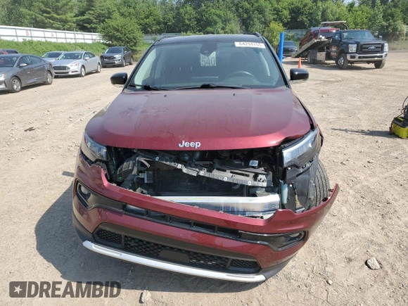 2022 Jeep Compass Limited с VIN 3C4NJDCB5NT121883, выставлен на аукционе Copart как лот 64294155 с пробегом 28 417 миль миль и Чистый • Clean title. История ставок и продаж доступна на DreamBid. Изображение 5.
