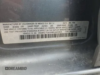 2009 Volkswagen Jetta SE с VIN 3VWRZ71K59M162283, выставлен на аукционе Copart как лот 60397055 с пробегом 204 004 миль миль и Списание • Salvage title. История ставок и продаж доступна на DreamBid. Изображение 13.