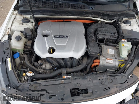 2012 Kia Optima Hybrid with VIN KNAGM4AD4C5016766, listed as a IAAI auction lot 41735403 with 177,890 mi miles. Bid and sale history available at carsss.com. Image 10.