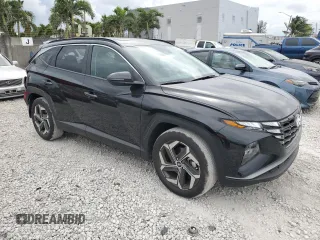 2024 Hyundai Tucson SEL with VIN 5NMJF3DE1RH407591, listed as a Copart auction lot 48500515 with 5,701 mi miles and Salvage Title. Bid and sale history available at carsss.com. Image 4.
