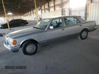 1991 Mercedes-Benz 420 Series 420SEL with VIN WDBCA35E4MA606626, listed as a Copart auction lot 83870934 with 64,059 mi miles and Clean Title. Bid and sale history available at carsss.com. Image 1.