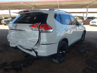 2016 Nissan Rogue S with VIN 5N1AT2MM5GC883358, listed as a IAAI auction lot 41671158 with 106,890 mi miles. Bid and sale history available at carsss.com. Image 4.