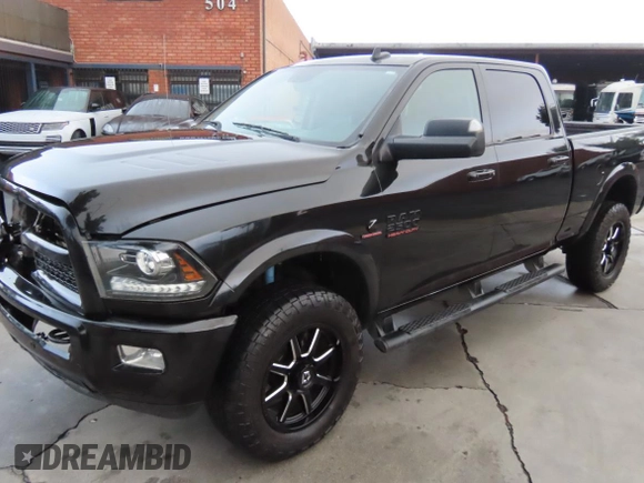 2017 Ram 2500 Laramie with VIN 3C6UR5FL9HG540564, listed as a Copart auction lot 55138675 with 12,554 mi miles and Salvage Title. Bid and sale history available at carsss.com. Image 2.