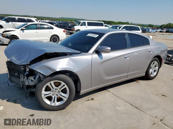 2015 Dodge Charger SE with VIN 2C3CDXBG1FH740962, listed as a Copart auction lot 52035565 with 241,253 mi miles and Salvage Title. Bid and sale history available at carsss.com. Image 1.