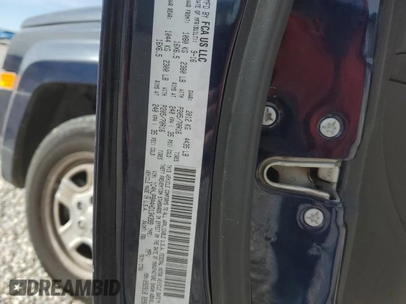 2017 Jeep Patriot Sport with VIN 1C4NJPBA4HD134399, listed as a Copart auction lot 72079814 with 113,035 mi miles and Salvage title. Bid and sale history available at DreamBid. Image 15.