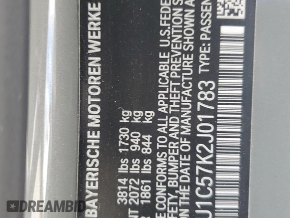 2019 MINI Hardtop 4 Door Cooper z VIN WMWXU1C57K2J01783, wystawiony jako Copart lot #56977595 z przebiegiem 44 353 mil mil oraz Szkoda całkowita • Salvage title. Historia ofert i sprzedaży dostępna na DreamBid. Obrazek 13.