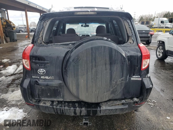 2008 Toyota RAV4 with VIN JTMBK33V085067580, listed as a Copart auction lot 46303635 with 268,491 mi miles and Salvage Title. Bid and sale history available at carsss.com. Image 6.