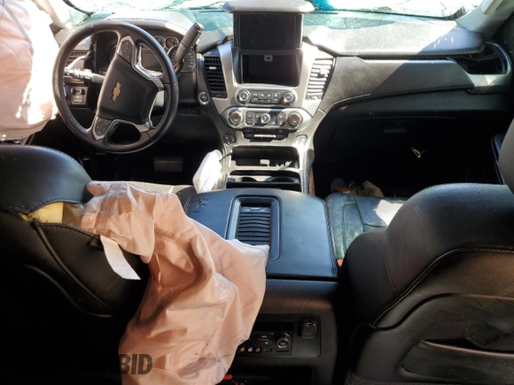 2016 Chevrolet Suburban LTZ with VIN 1GNSKJKC8GR288248, listed as a Copart auction lot 49690715 with Not Provided miles and Salvage Title. Bid and sale history available at DreamBid. Image 8.