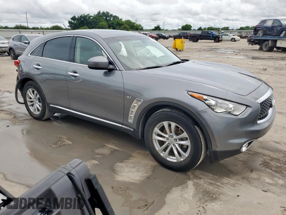 2017 Infiniti QX70 z VIN JN8CS1MU7HM141618, wystawiony jako Copart lot #59794075 z przebiegiem 114 272 mil mil oraz Szkoda całkowita • Salvage title. Historia ofert i sprzedaży dostępna na DreamBid. Obrazek 4.