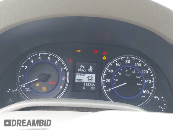 2015 Infiniti Q40 with VIN JN1CV6AR3FM521751, listed as a IAAI auction lot 42212244 with 118,245 mi miles and . Bid and sale history available at DreamBid. Image 7.