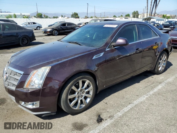 2008 Cadillac CTS RWD w/1SB with VIN 1G6DP57VX80121077, listed as a Copart auction lot 64045504 with 140,299 mi miles and Salvage Title. Bid and sale history available at carsss.com. Image 1.