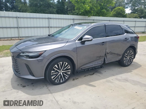 2023 Lexus RX 350 with VIN 2T2BAMBA8PC009995, listed as a Copart auction lot 60724165 with 25,227 mi miles and Salvage title. Bid and sale history available at DreamBid. Image 1.