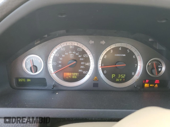 2007 Volvo XC90 V8 with VIN YV4CZ852571367764, listed as a Copart auction lot 46404095 with 166,704 mi miles and Salvage Title. Bid and sale history available at carsss.com. Image 9.