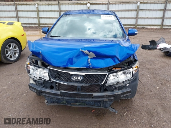 2010 Kia Forte SX with VIN KNAFW4A3XA5250341, listed as a IAAI auction lot 41698461 with 124,334 mi miles. Bid and sale history available at carsss.com. Image 6.
