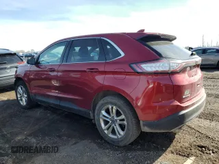 2018 Ford Edge SEL with VIN 2FMPK4J93JBC50017, listed as a Copart auction lot 48211095 with 107,028 mi miles and Salvage Title. Bid and sale history available at carsss.com. Image 2.