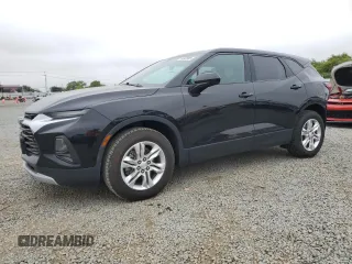 2021 Chevrolet Blazer LT with VIN 3GNKBBRA9MS504952, listed as a Copart auction lot 59342505 with 33,882 mi miles and Salvage title. Bid and sale history available at DreamBid. Image 1.