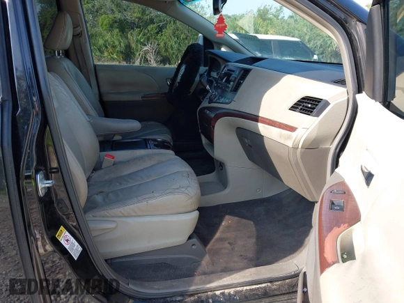 2011 Toyota Sienna XLE AAS with VIN 5TDYK3DC7BS051241, listed as a IAAI auction lot 42214806 with 253,860 mi miles and . Bid and sale history available at DreamBid. Image 5.