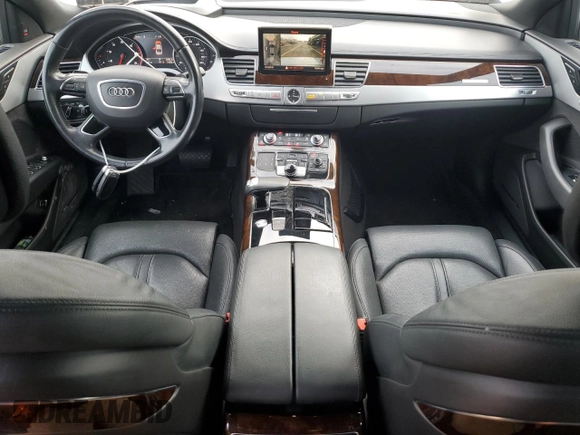 2015 Audi A8 z VIN WAUJGAFD9FN003570, wystawiony jako Copart lot #87642905 z przebiegiem 71 523 mil mil oraz Czysty tytuł • Clean title. Historia ofert i sprzedaży dostępna na DreamBid. Obrazek 8.