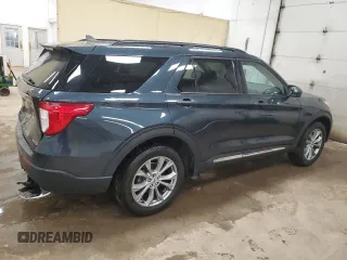 2022 Ford Explorer XLT with VIN 1FMSK8DH8NGB97480, listed as a Copart auction lot 50599045 with 48,396 mi miles and Salvage Title. Bid and sale history available at DreamBid. Image 3.