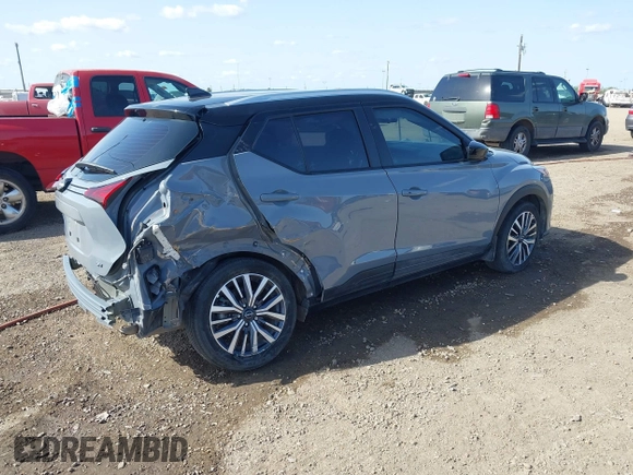 2024 Nissan Kicks SV with VIN 3N1CP5CV7RL484703, listed as a IAAI auction lot 41815971 with 20,961 mi miles. Bid and sale history available at carsss.com. Image 4.
