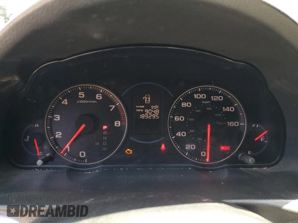 2005 Acura TSX with VIN JH4CL96995C009623, listed as a Copart auction lot 64754885 with 189,295 mi miles and Salvage title. Bid and sale history available at DreamBid. Image 9.