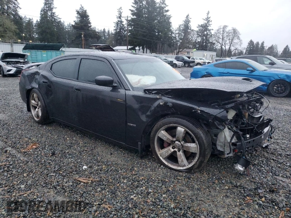 2006 Dodge Charger SRT-8 with VIN 2B3LA73W76H512508, listed as a Copart auction lot 86312114 with 177,592 mi miles and Salvage Title. Bid and sale history available at DreamBid. Image 4.