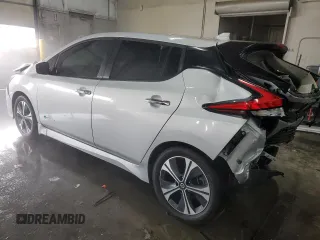 2018 Nissan LEAF S with VIN 1N4AZ1CPXJC301647, listed as a Copart auction lot 44814285 with 87,030 mi miles and Salvage Title. Bid and sale history available at DreamBid. Image 2.